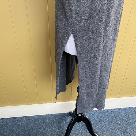 Prologue women S long open front cardigan w/side slits grey - Picture 5 of 11